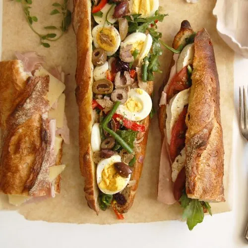 Baguettes y Hamburguesas
